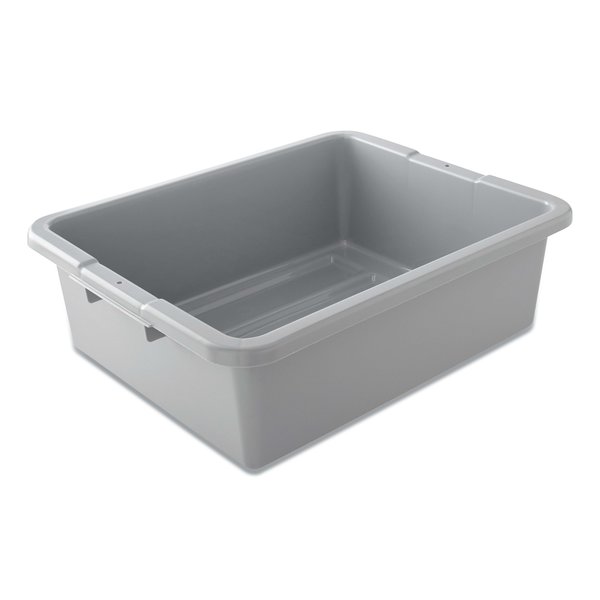 Rubbermaid Commercial Bus/Utility Box, 17.3 in. x 7 in. x 21.5 in., Gray FG335192GRAY
